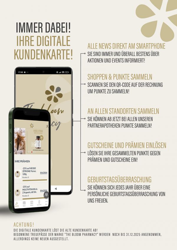 Digitale Kundenkarte The bloom pharmacy 1